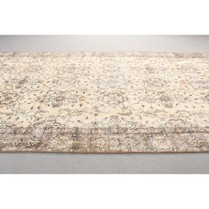 4,9x9,4 ft Vintage Turkish Rug, Large Rug, <b>Brown</b> Gray Ombr <b>Wool</b> Rug - Product Image 3