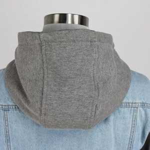 Veste en jean personnalisée pour homme, veste décontractée en coton de créateur, veste en jean bleue pour garçon, fermeture éclair, manteaux en jean OEM - Product Image 5