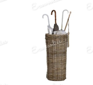 Rustic <b>Wicker</b> <b>Umbrella</b> <b>Stand</b> Rattan <b>Umbrella</b> Holder Cane <b>Stand</b> Stick <b>Stand</b> Hallway Basket Tall Basket Entryway Home Organizer - Product Image 3