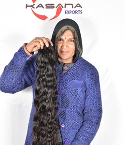 Tissage de cheveux humains vietnamiens non traités à cuticule alignée couleur naturelle cheveux noirs origine cambodgienne extensions de cheveux humains - Product Image 3