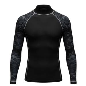 Ras du cou dernier rash guard Logo personnalisé imprimé sublimation Rash Guard Logo personnalisé MMA Rash Guard - Product Image 6