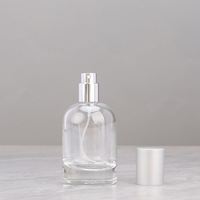 Bouteilles en verre de cylindre de parfum vides de luxe de 30ml 50ml 100ml bouteille de recharge de voyage de parfum avec des boîtes