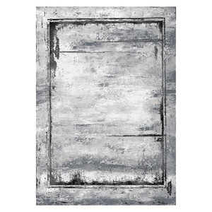 RUGS DEPOT LXDP-0355 Wholesale Grey Silver Traditional Anatolian Digital Printed Machine Washable Chenille Area Rug Non <b>Slip</b> - Product Image 1