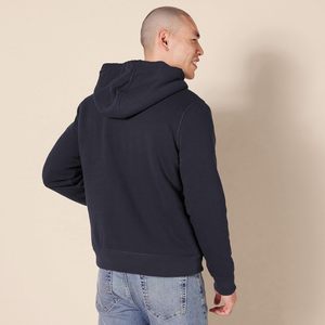 Sweat à capuche zippé en polaire polyester pour homme de haute qualité, doux, lourd, entièrement zippé, veste d'hiver, impression de logo personnalisée, OEM/ODM GK Leather - Product Image 2