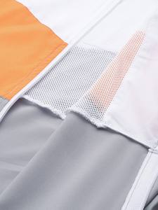 Chándal estampado cortavientos impermeable para hombre, conjunto de chaqueta y pantalones con capucha y cremallera completa de varios paneles, transpirable para la temporada de verano - Product Image 5