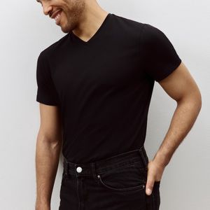 Blank T Shirt T Shirt <b>Tshirts</b> Wholesale Puff Print Logo Plain Cotton American Size O <b>Neck</b> Men <b>High</b> Quality 100 Custom Tees - Product Image 3