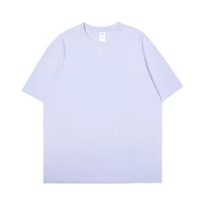 Promotion T-shirt uni pour homme, coupe décontractée, 100% coton, impression de logo personnalisé, respirant, anti-froissement, séchage rapide, manches courtes - Product Image 2