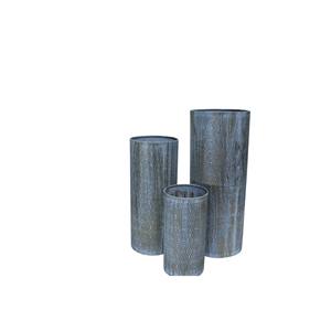 Juego de 3 portavelas, jarrones cilíndricos decorativos, perfectos para centros de mesa, decoración del hogar, fiestas de boda, eventos - Product Image 2