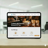 Servicio Profesional de Diseño y Desarrollo de Sitios Web Personalizados para Cafeterías, Restaurantes y Negocios con Adaptación Móvil