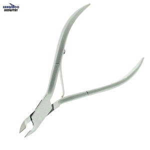 Professional <b>Baby</b> Cuticle Nail Nipper with Curved Blades Stainless Steel Wide Jaw Opening for Chiropody Pedicure - Product Image 1