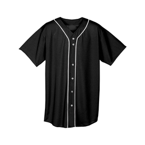 Uniforme de baseball pour hommes de haute qualité avec logo personnalisé, vente chaude, polyester/coton, séchage rapide, logo personnalisé - Product Image 4