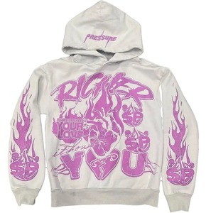 Sweat à capuche à fermeture éclair noir pour hommes sur mesure de haute qualité pour l'automne pour bouffée impression hiver automne sweats à capuche-prix de gros - Product Image 3