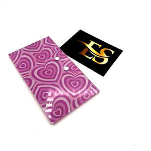Acrylic Lash Tile Pink Heart & Butterfly Shape Customizable Sustainable with <b>Magnets</b> Custom Logo Printing OEM 2-in-1 - Product Image 2