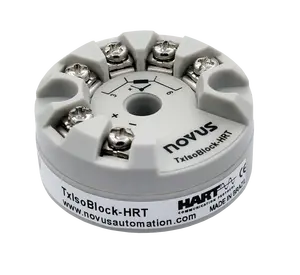 TxIsoBlock-HRT isolated head-mount temp. transmitter, 4-20mA - Powerful high-accuracy loop-powered head mounted temperature