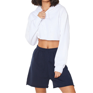 Wholesale High Quality Breathable Women's Longline Sweat Shorts for Gym Wear Nylon+Polyester Customizable Sizes & Colors - Product Image 4