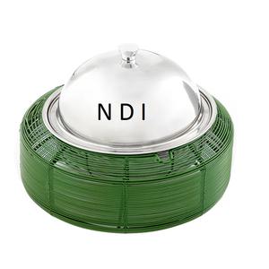 Casseroles en acier inoxydable isolées à double paroi faites à la main marmite de service décorative en métal marmite de vente chaude - Product Image 5