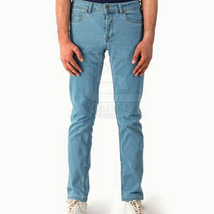 Venta al por mayor bajo MOQ Jeans pantalones para hombres por encargo último diseño hombres Jeans pantalones para la venta - Product Image 1
