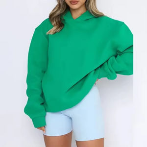Sweat-shirt à capuche pour femme en gros, tissu de haute qualité 460 GSM, sweat-shirt à capuche lourd de grande taille, approvisionnement OEM ODM - Product Image 5