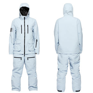 Nouvelle combinaison de ski unisexe hiver 2026 – Ensemble veste et pantalon de snowboard imperméable et respirant en polyester/nylon avec fermeture éclair - Product Image 2