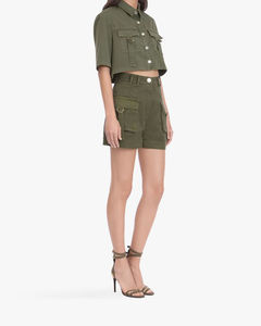 Pantalones cortos Cargo de diseño moderno Premium para mujer, transpirables, impermeables, de secado rápido, con logotipo personalizado, nuevo estilo de moda, pantalones cortos Cargo para mujer - Product Image 4