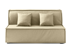 EVERGREENWEB Sofá Cama de 2 Plazas con Colchón de 160x190 cm y 2 Almohadas Hecho en Italia, Funda Extraíble y Lavable, Cama Plegable ELLEN - Product Image 1