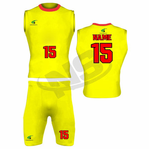 New Design OEM 7v7 <b>Flag</b> Football Uniform Sets American Football Jersey Heat-Transfer Printed Sleeveless Compression Custom Team - Product Image 4