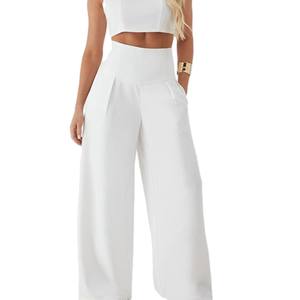 Pantalon évasé décontracté pour femme, élégant, tendance, personnalisé, respirant, grandes tailles, best-seller - Product Image 1