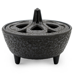 Bâtonnets d'encens en forme de lotus traditionnels en fonte personnalisés porte-bâton d'encens bouddhiste Zen artisanat en métal - Product Image 1