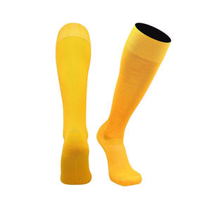 Calcetines de fútbol antideslizantes personalizados al por mayor con logotipo calcetines deportivos largos de algodón para hombre calentadores de piernas de fabricación - Product Image 1
