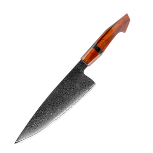 Cuchillo de Cocina Japonés de Acero Damasco de 67 Capas con Mango de Madera de Sándalo - Product Image 2