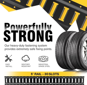 <span class=keywords><strong>5</strong></span> 'siyah toz kaplı yatay e-<span class=keywords><strong>track</strong></span> E kravat aşağı ray güvenli kargo ve ağır kopma mukavemeti 2500kg - Product Image 3
