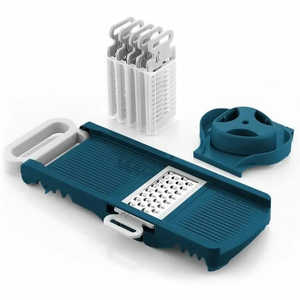 Râpe à fromage et zesteur à citron manuels Arthur Martin en plastique écologique avec fonctionnement facile et récipient pour légumes - Product Image 5