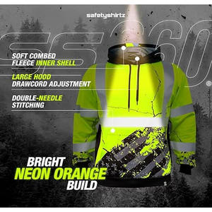 Veste à capuche de moto 100% coton CE Blouson à capuche de sécurité motard blindé pour la protection de l'équitation Veste de moto fabriquée par Dress Sports - Product Image 6