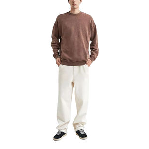 Sudaderas de lavado ácido para hombre con logotipo impreso personalizado de alta calidad, sudaderas de lavado ácido con precio de fábrica al por mayor - Product Image 6