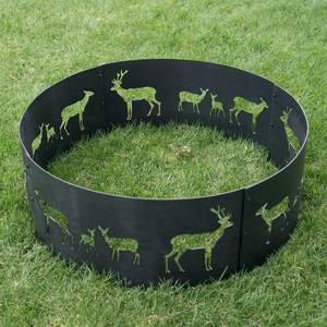 Unique Design Round Shape Metal Fire Pit Ring Outdoor Heating Decorative for Garden Outdoor Use Metal Fire Pit Ring - Product Image 2