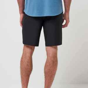 Shorts d'été décontractés pour hommes 100% coton Taille haute Multi-poches Plage Board Coupe ample Couleur unie à la mode - Product Image 4
