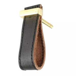 Tiradores de cuero pulido de alta calidad, pomo de cajón de muebles estilo amor para puerta de armario de cocina, tocador, precio al por mayor - Product Image 1