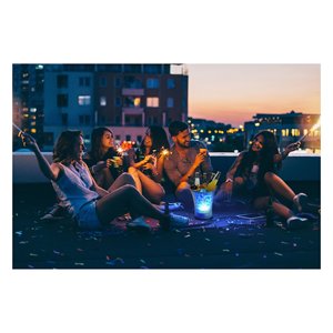 Ice Music Bucket Wireless <b>Speaker</b> 5W Rechargeable White BTSPKCHAMPAGNE23W for Beverages - Product Image 4