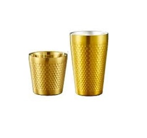 Haute qualité argent et or boisson baignoire verre à vin martelé conception paille accessoire vente chaude prix de gros Look personnalisable - Product Image 3