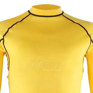 Rash Guard de manga larga para hombre, último diseño, ropa deportiva transpirable de Color sólido, venta en línea - Product Image 5