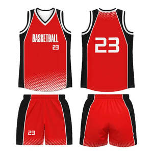 100% poliéster baloncesto Jersey uniforme Conjunto personalizado diseño pantalones cortos logotipo impreso verano estilo directo de fábrica venta al por mayor - Product Image 5