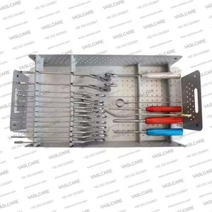 ชุดเครื่องมือผ่าตัดข้อไหล่แบบส่องกล้องครบชุด คู่มือภาษาเยอรมัน ผลิตจากสแตนเลสคุณภาพสูง อุปกรณ์ผ่าตัดคุณภาพเยี่ยม ครอบคลุมการดูแลหลอดเลือด - Product Image 4