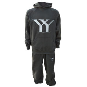 Conjunto Deportivo Informal Personalizado para Hombre, Sudadera con Capucha y Logotipo Bordado, Chándal Informal, Conjunto Deportivo Holgado - Product Image 1