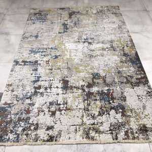 พรมผนังกับผนังที่ออกแบบอย่างสร้างสรรค์โดยพรมสีทองพรมออกแบบมาสำหรับพรมโรงแรมหรูในบ้าน - Product Image 1