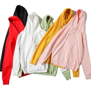 Logo OEM personnalisé hommes femmes unisexe confortable coton polyester uni couleur unie pull décontracté sweat à capuche sweat à capuche - Product Image 1