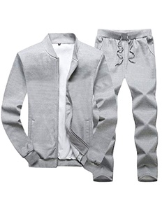 Survêtements en polaire écologiques d'hiver, vente en gros personnalisée, plusieurs couleurs unies, jogging pour hommes, polyester/coton de haute qualité - Product Image 1