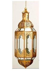 Top Sale <b>Moroccan</b> <b>Lantern</b> Hanging with Glass - Product Image 1