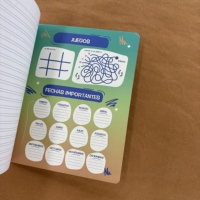 Carnet A5 à reliure cousue en gros |   Commande en gros de 5000 pièces |   Cahiers scolaires personnalisés à thème dessin animé pour les étudiants : Nouveauté pour la rentrée scolaire