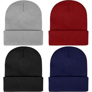 Streetwear Fashion Custom Design Unisex Winter Warm Waterproof 100% <b>Wool</b> Knitted <b>Beanie</b> <b>Hat</b> with 3D Embroidery OEM Service - Product Image 3