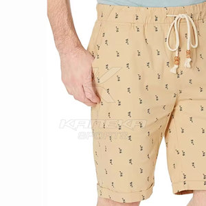 Shorts d'été 100 % coton, unis, décontractés, à taille élastique, personnalisables par sublimation, séchage rapide, pour la course 2026 - Product Image 6